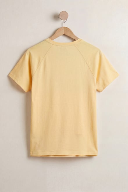 Patch Print Short Sleeve Raglan T-shirts