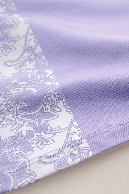Patch Print Short Sleeve Raglan T-shirts
