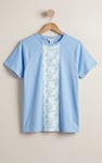 Patch Print Short Sleeve Raglan T-shirts