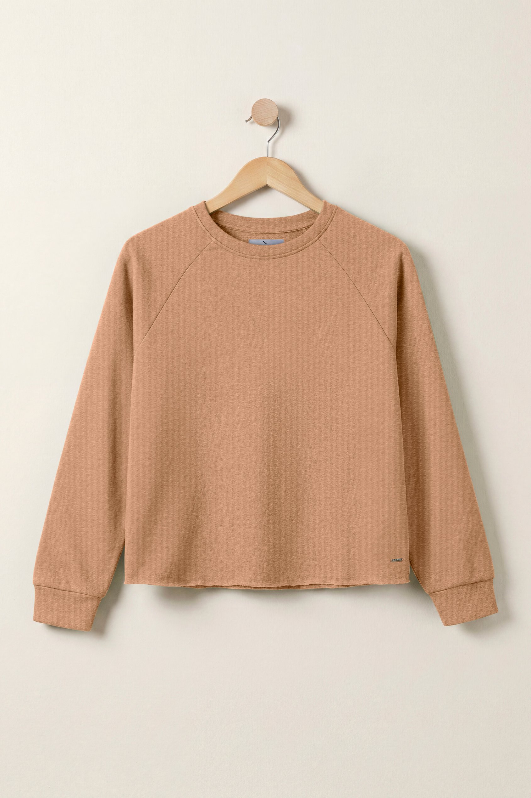 Enorsia Women's Brown Raw Edge Sweatshirt - Uk 12