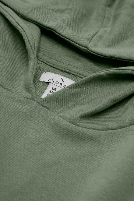 Jersey Hoodie With Elastic Waistband