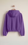 Jersey Hoodie With Elastic Waistband