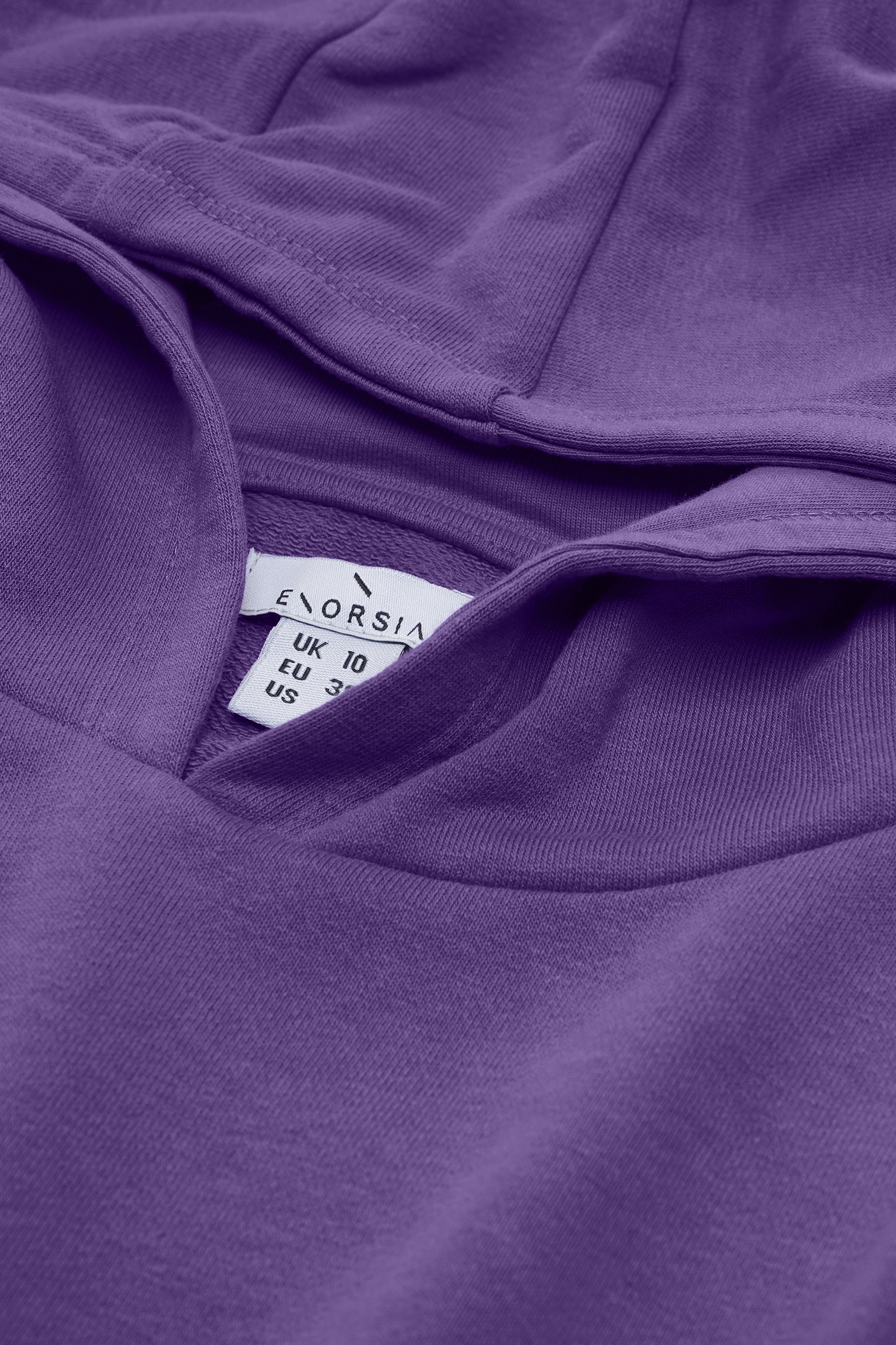 Jersey Hoodie With Elastic Waistband
