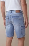 Men's Denim Cargo Shorts | Enorsia