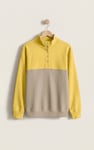 Colour Block LS High Neck Sweatshirt