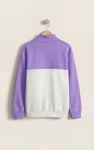 Colour Block LS High Neck Sweatshirt