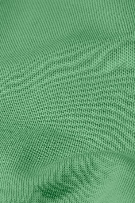 Ribbed Hem Cropped Sweatshirt