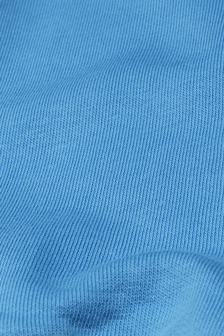 Ribbed Hem Cropped Sweatshirt