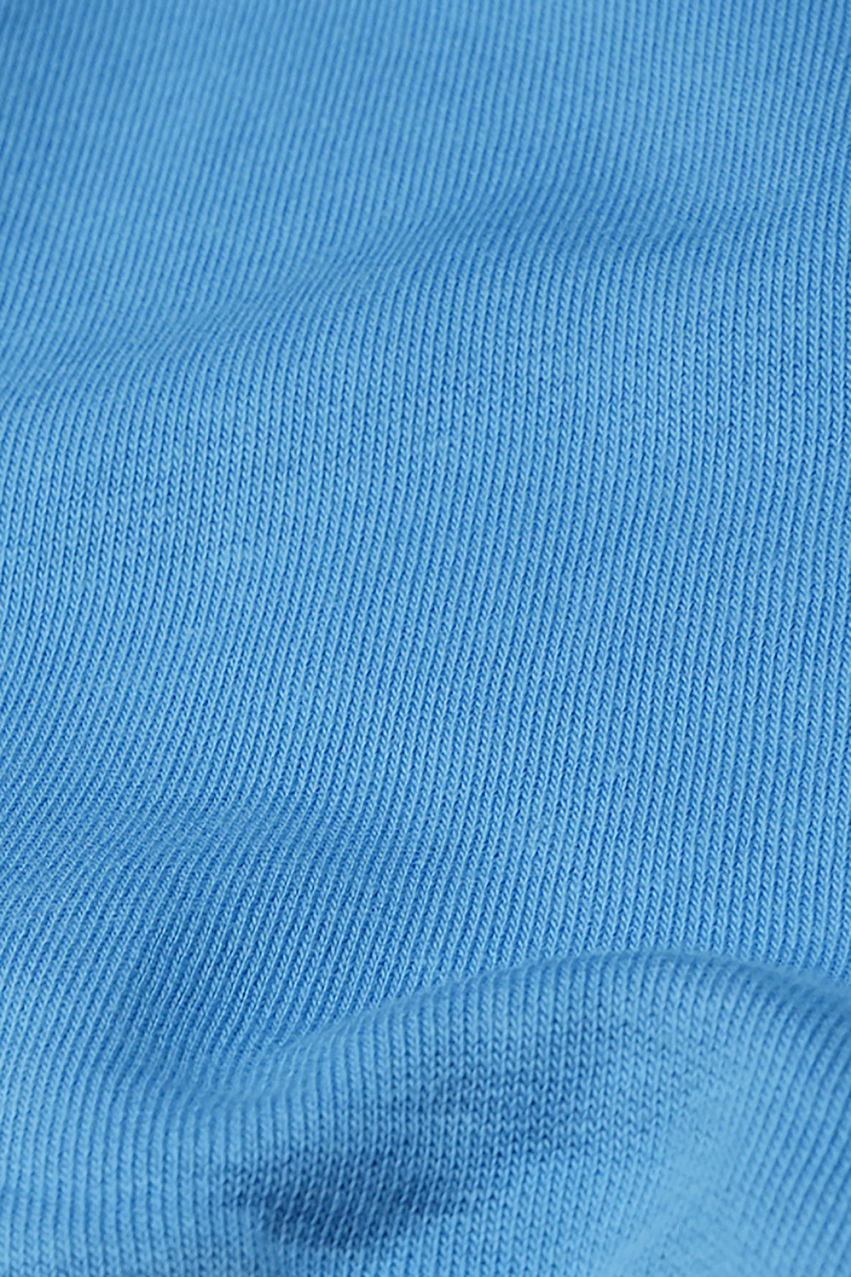 Ribbed Hem Cropped Sweatshirt