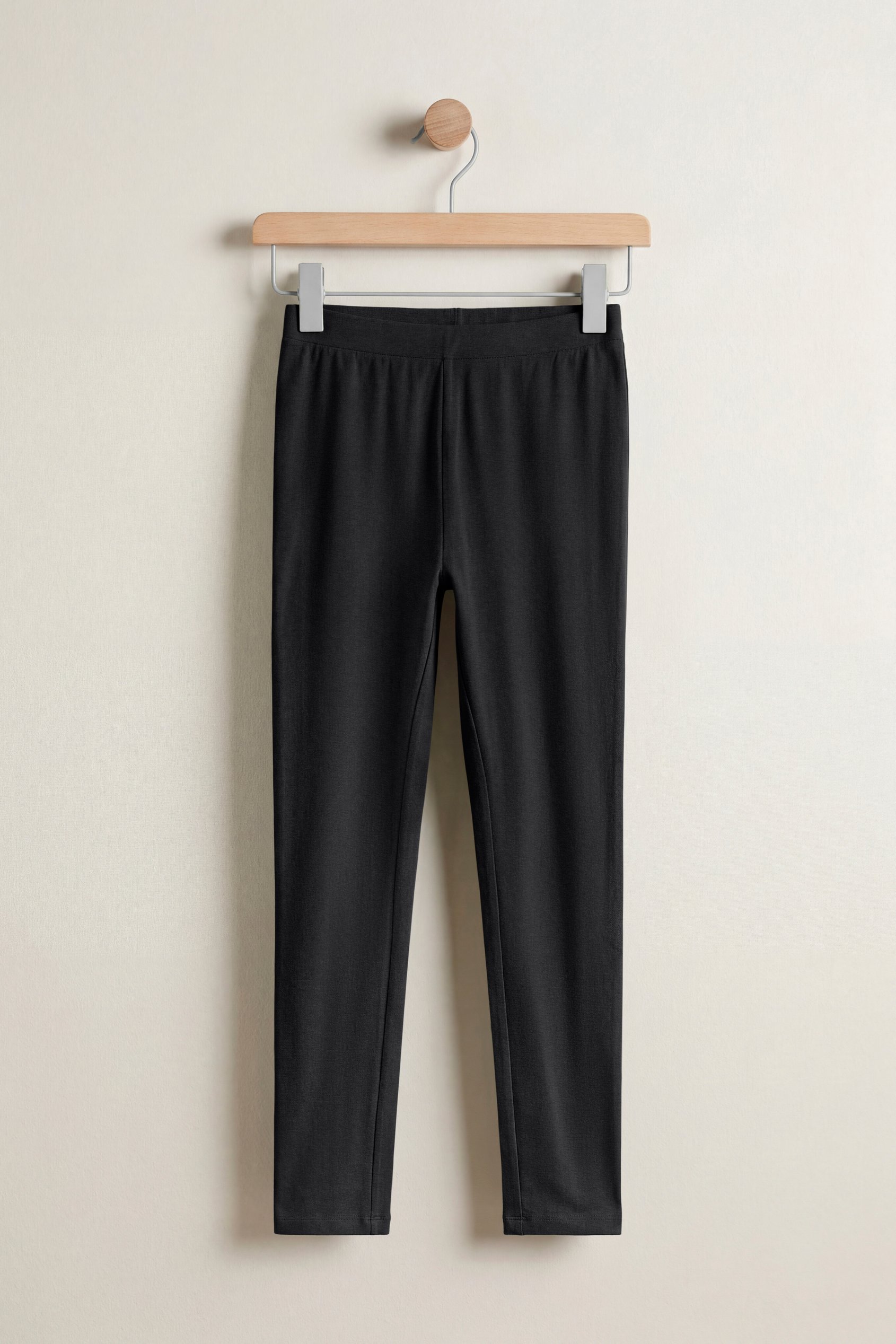 Enorsia Women's Black Full Length High Waist Leggings - Uk 16