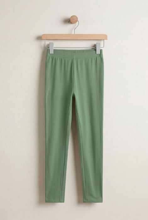 White Full length High Waist Leggings