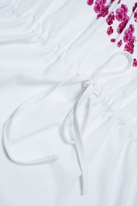 Floral Chest Print T-Shirt