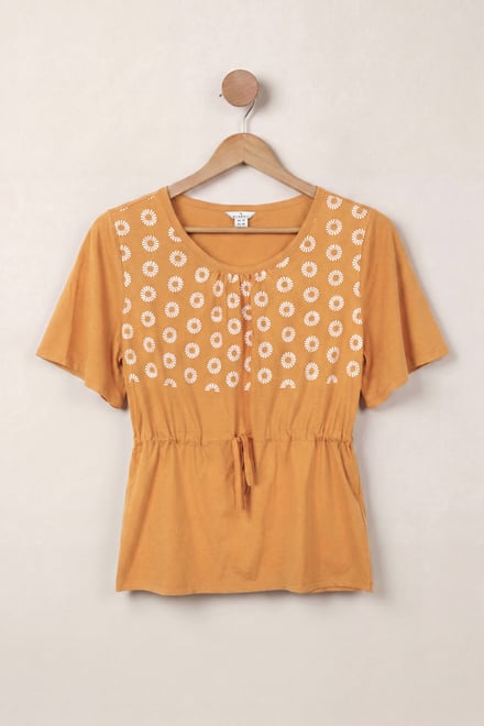 Floral Chest Print T-Shirt