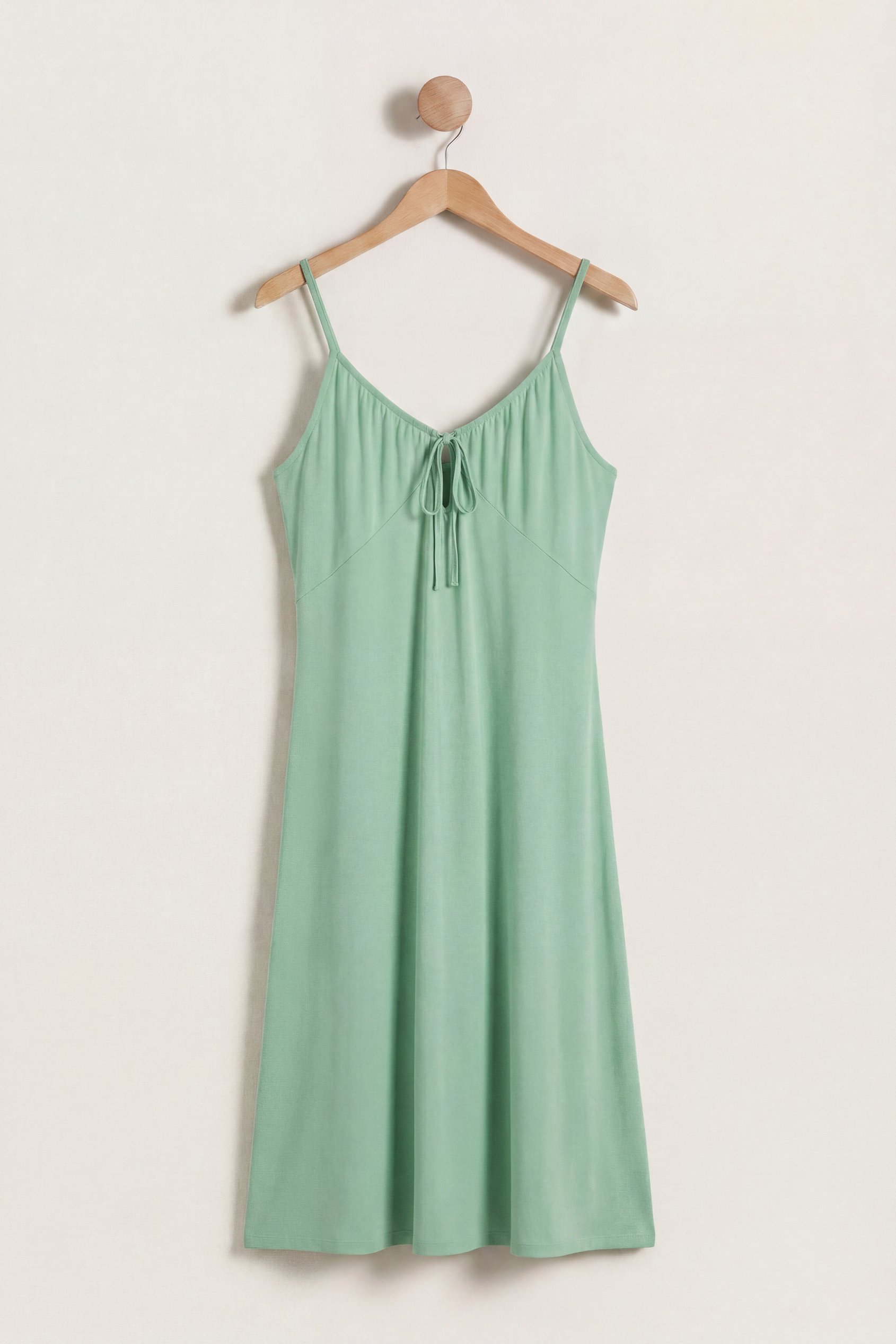 Women's Strappy Cotton Jersey Midi Nightdress