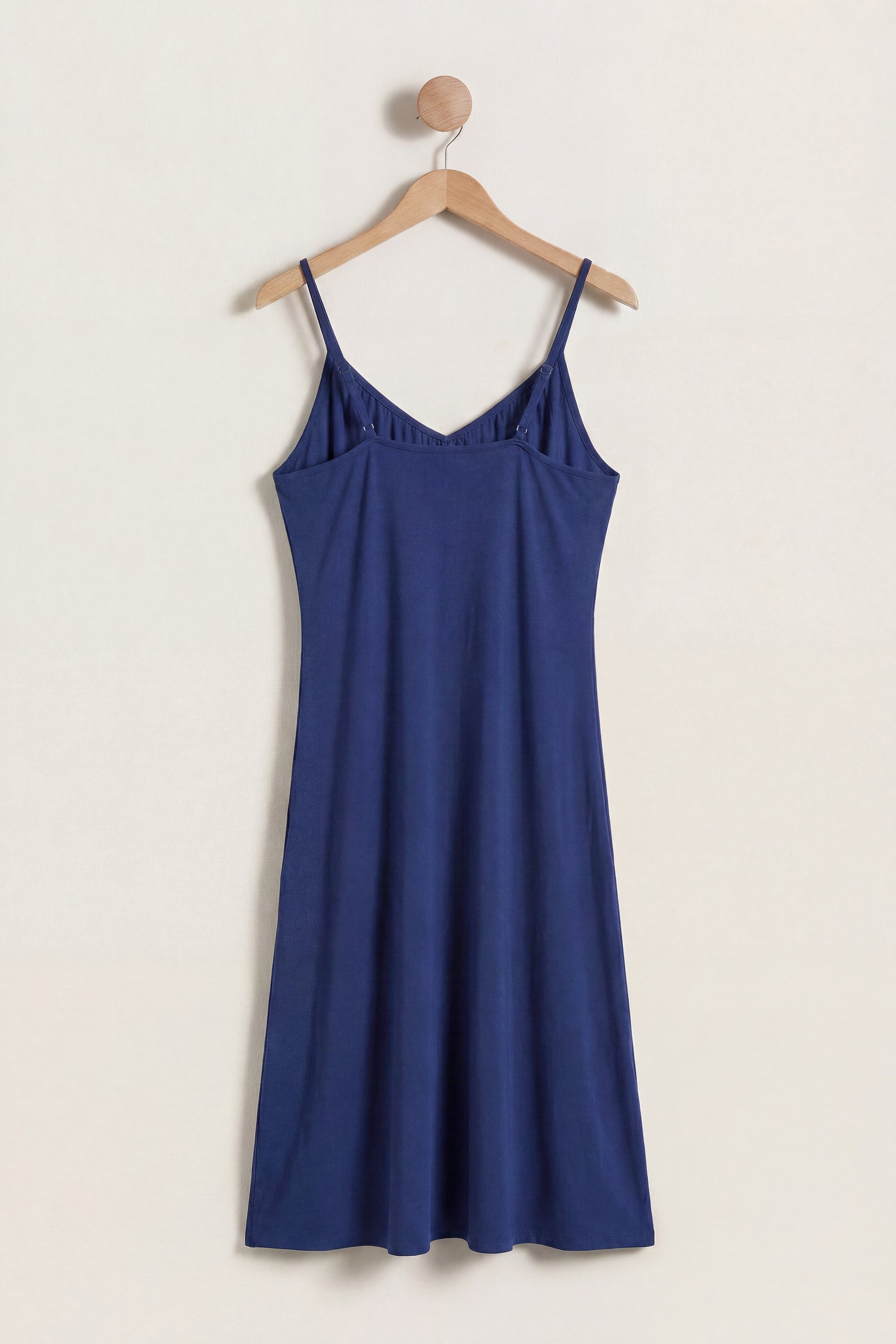 Women's Strappy Cotton Jersey Midi Nightdress