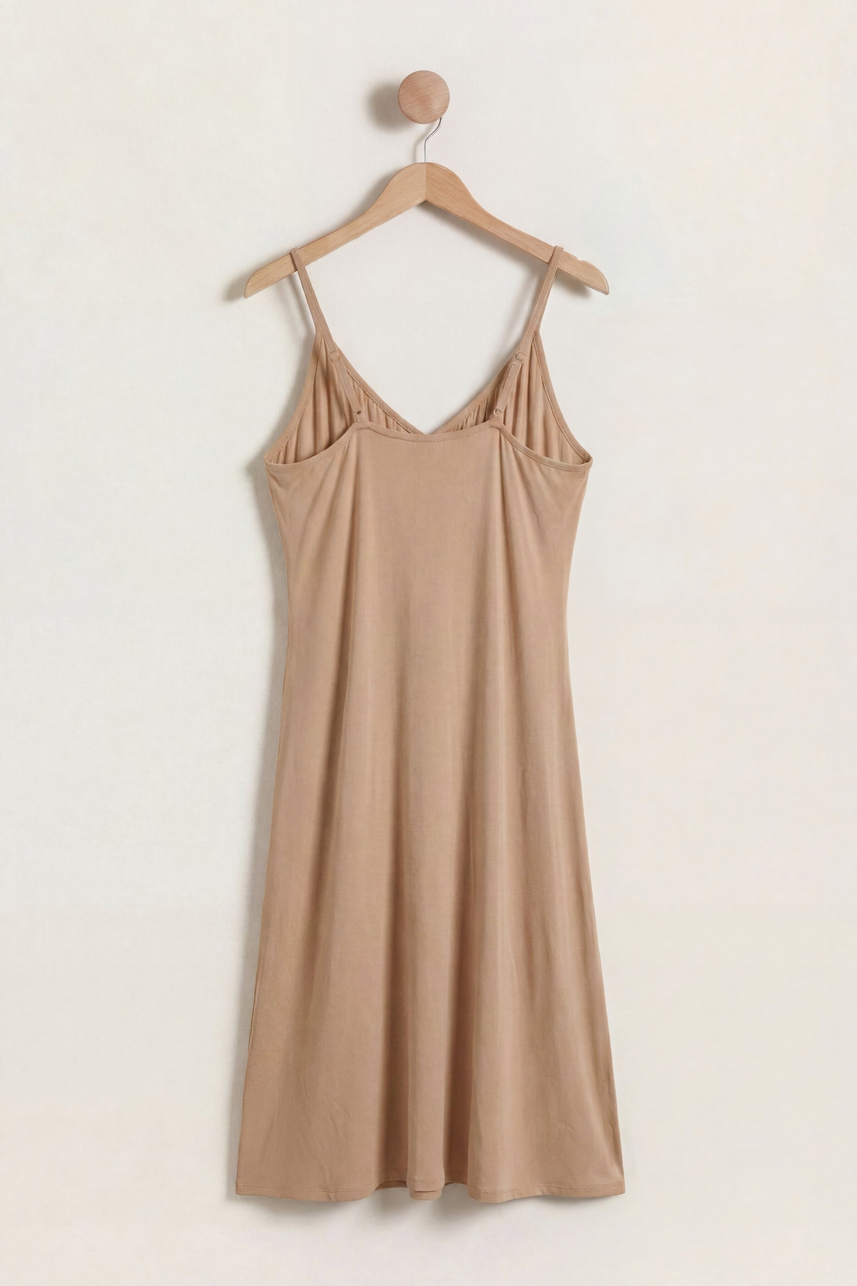 Women's Strappy Cotton Jersey Midi Nightdress