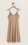 Women's Strappy Cotton Jersey Midi Nightdress