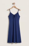Women's Strappy Cotton Jersey Midi Nightdress