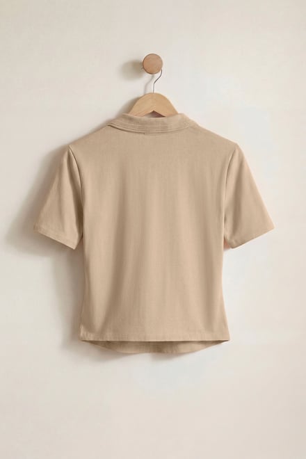 V-Neck Polo Shirt