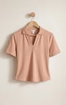 V-Neck Polo Shirt