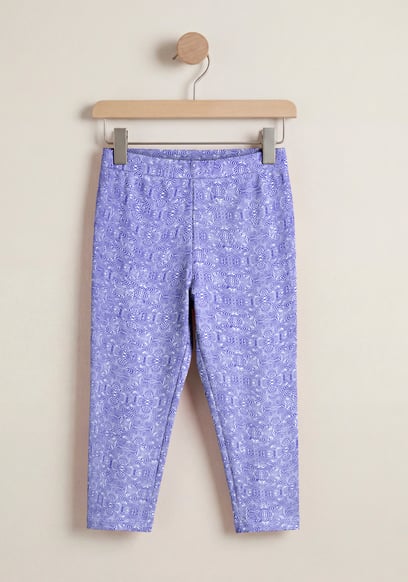 Bee Printed Cropped Leggings