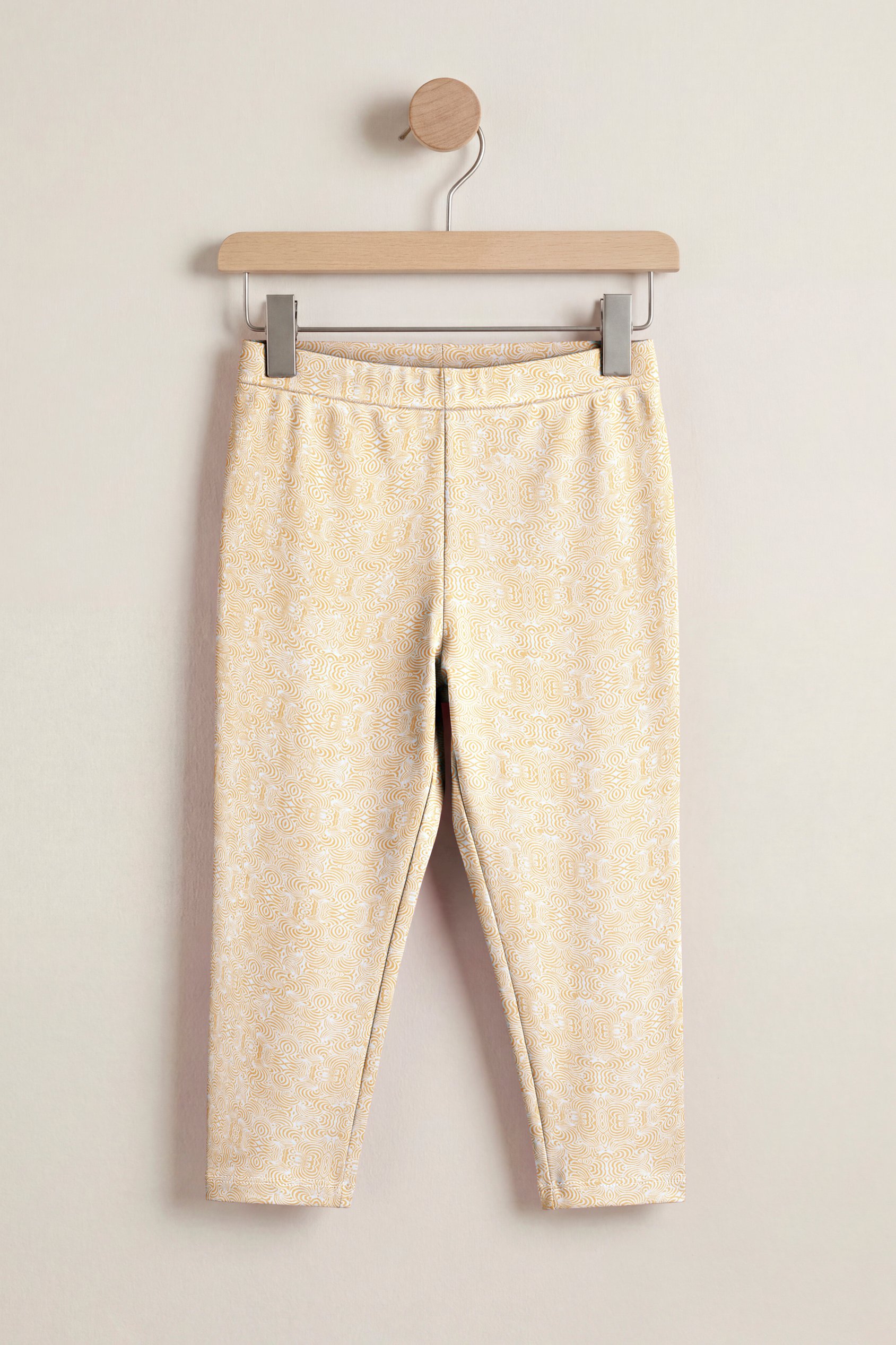 Enorsia Women's Yellow Bee Printed Cropped Leggings - Uk 12