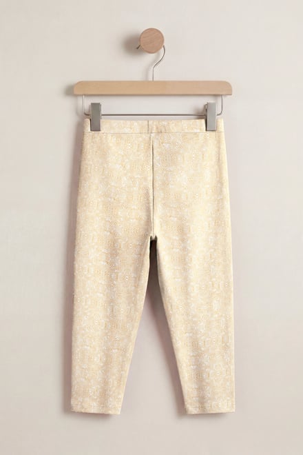 Bee Printed Cropped Leggings