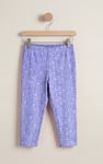 Bee Printed Cropped Leggings