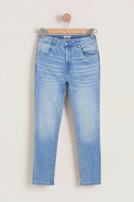 Mid Waist Skinny Jeans