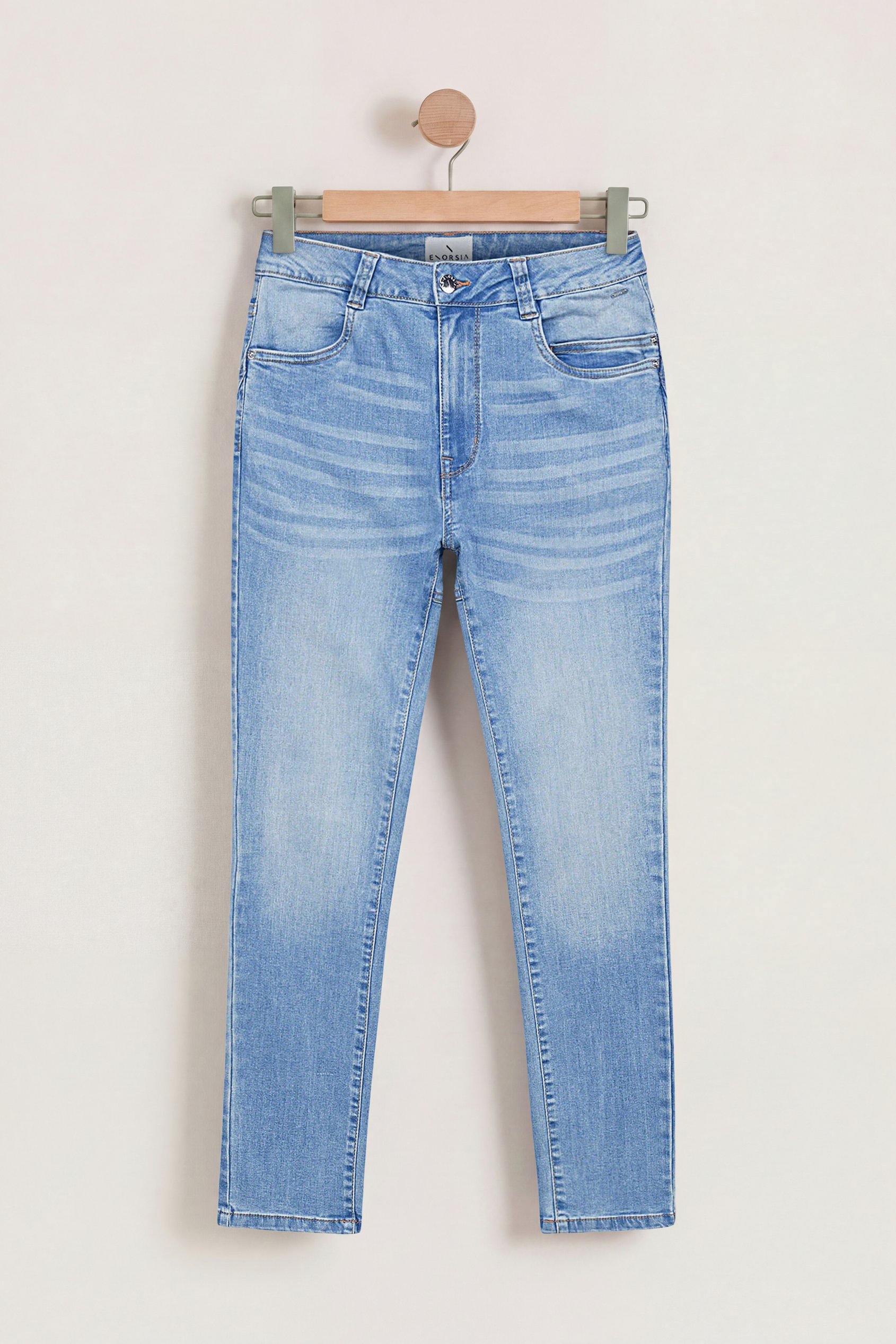 Mid Waist Skinny Jeans
