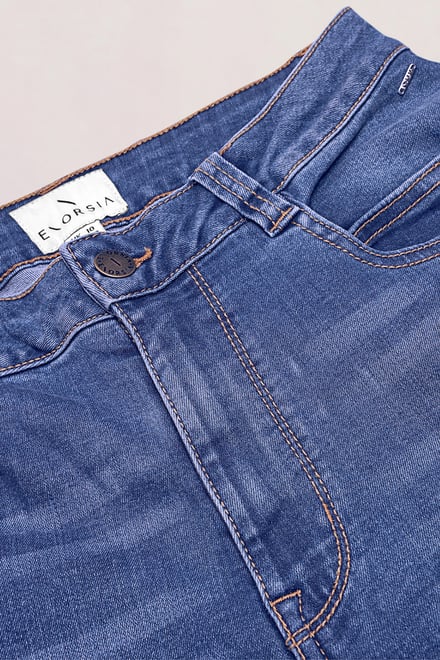 Mid Waist Skinny Jeans