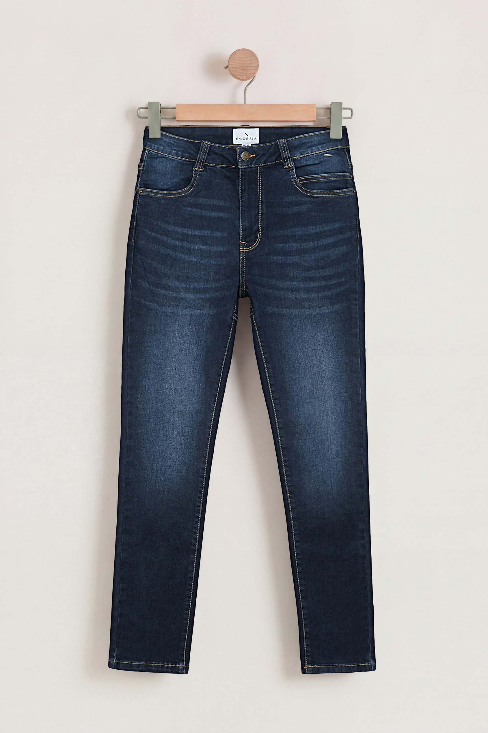 Mid Waist Skinny Jeans