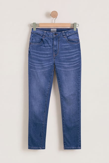 Mid Waist Skinny Jeans