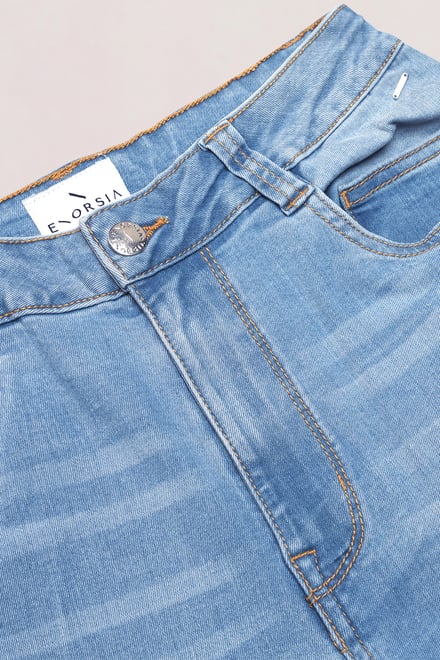 Mid Waist Skinny Jeans