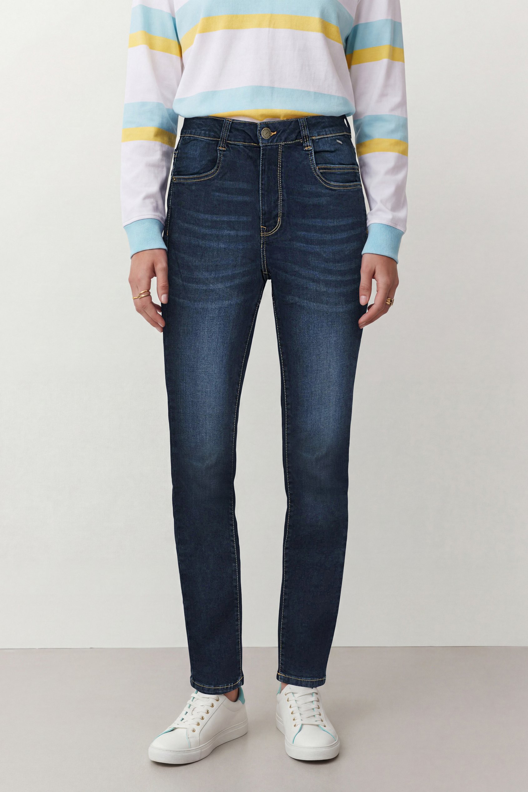 Mid Waist Skinny Jeans