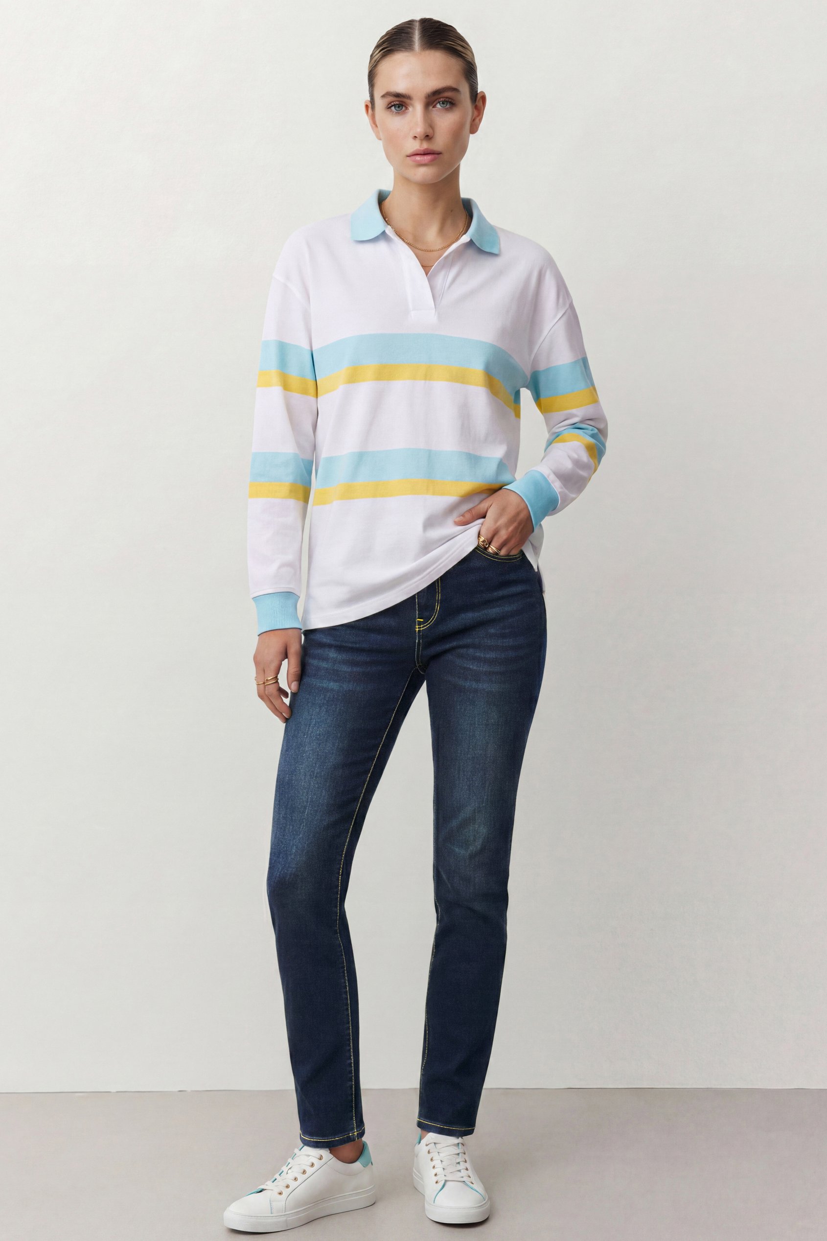 Mid Waist Skinny Jeans