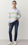 Mid Waist Skinny Jeans