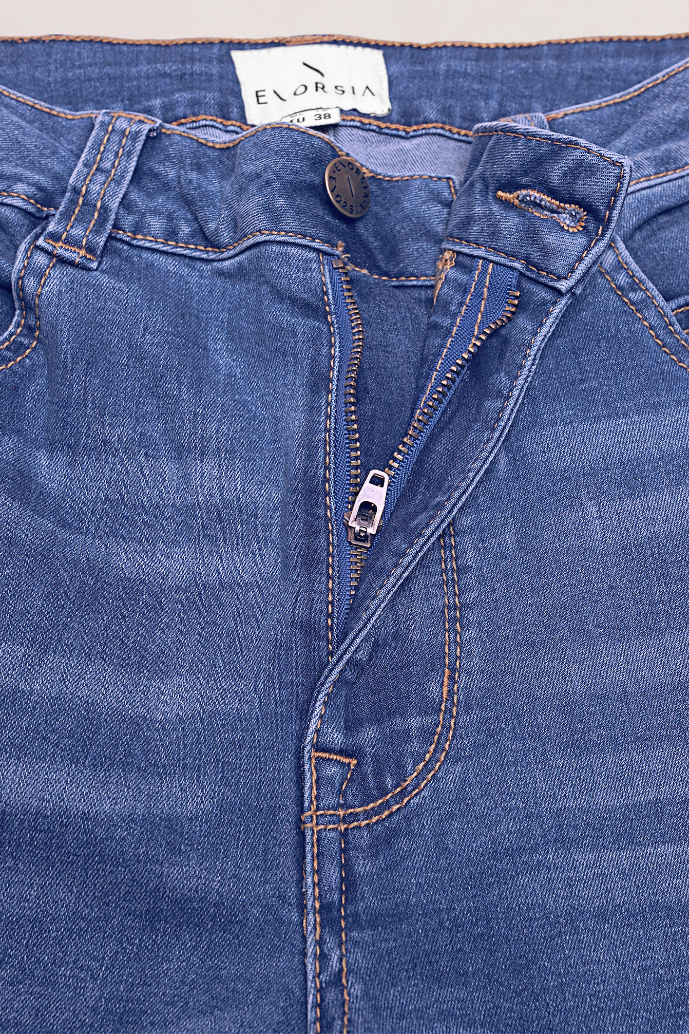 Mid Waist Skinny Jeans