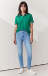Mid Waist Skinny Jeans