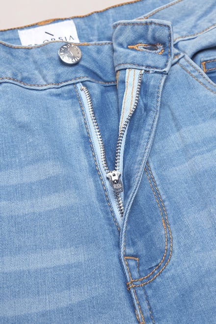Mid Waist Skinny Jeans