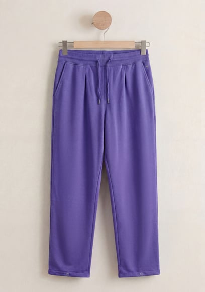 Roll -Up Hem Jersey Trousers