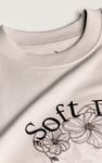 Mix Media Graphic Oversized T-Shirt | Enorsia