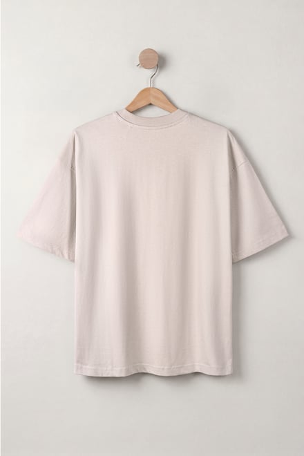 Mix Media Graphic Oversized T-Shirt | Enorsia