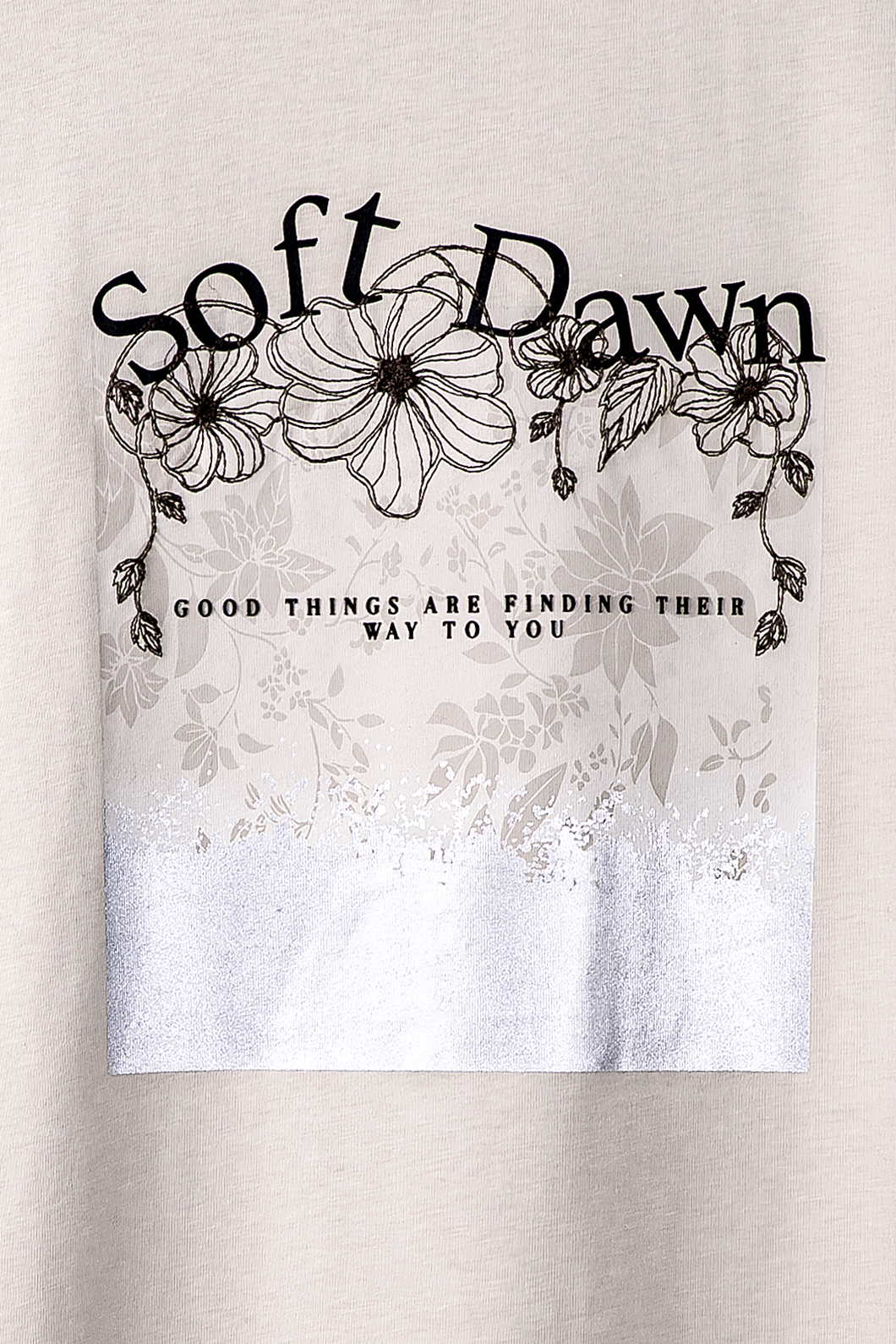 Mix Media Graphic Oversized T-Shirt | Enorsia