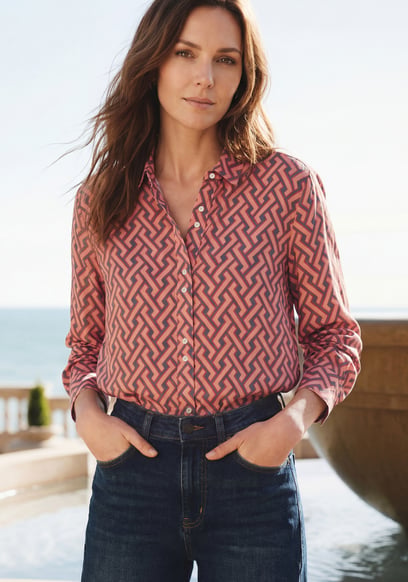 Womens Viscose Formal Shirt