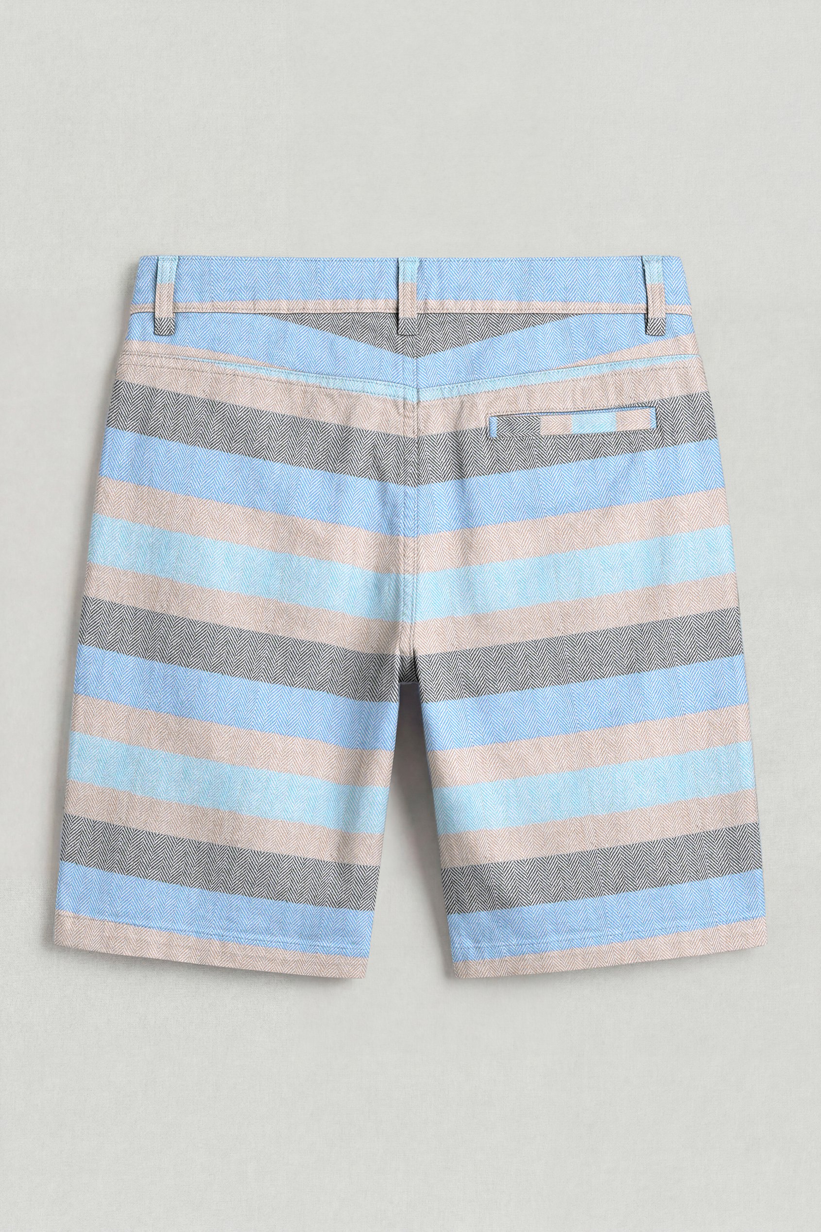 Men's Textured Striped Chino Short