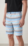 Men's Textured Striped Chino Short