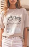 Mix Media Graphic Oversized T-Shirt | Enorsia