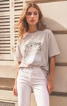 Mix Media Graphic Oversized T-Shirt | Enorsia