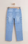 Relaxed Utility Side Slit Jeans